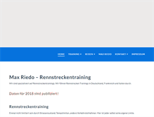 Tablet Screenshot of maxriedo.ch